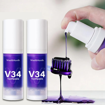 V34 Teeth Whitening Toothpaste