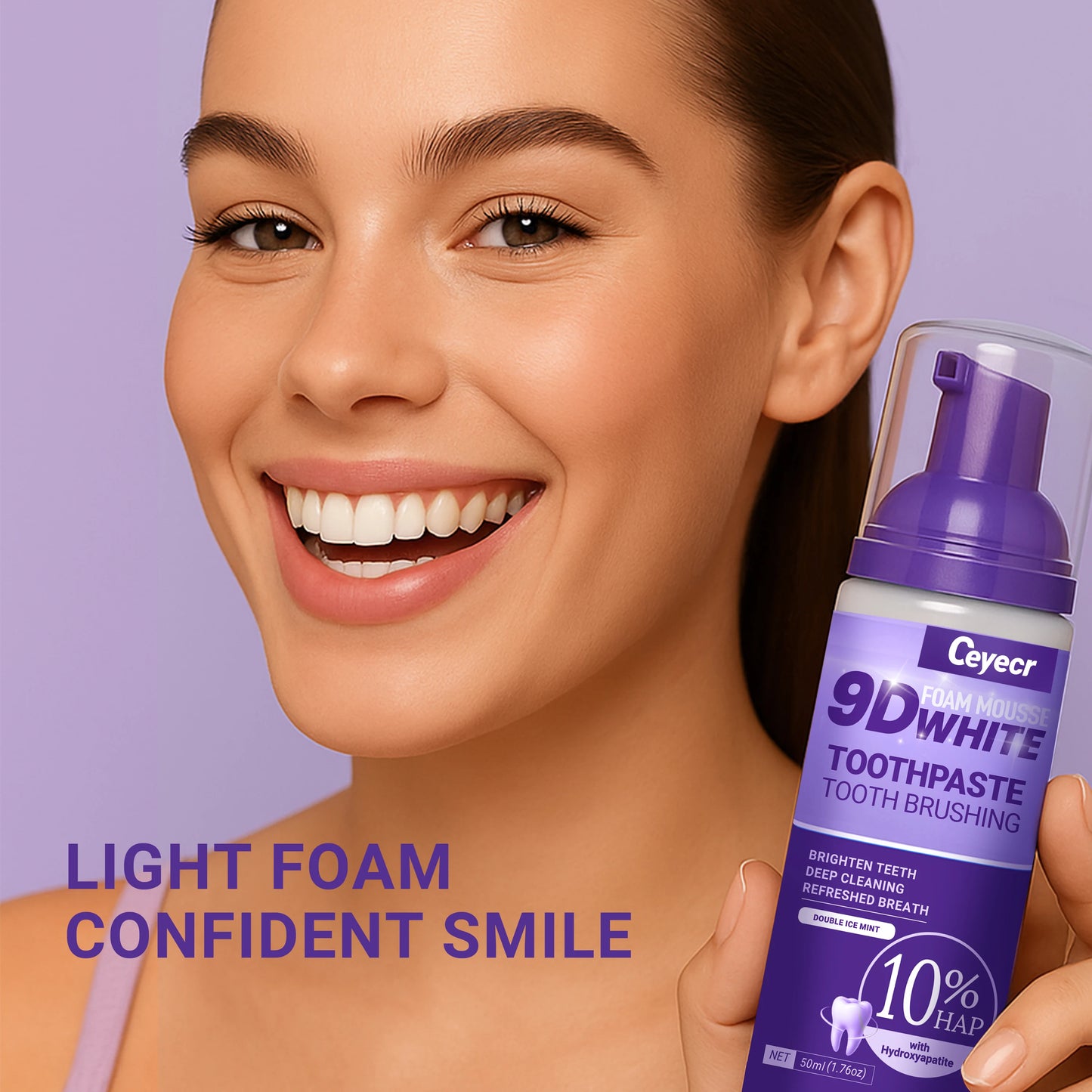 9D White Mousse Toothpaste